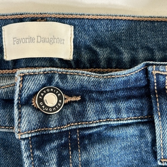FAVORITE DAUGHTER The Erin High Rise Slim Straight Jeans Size 32 Inseam 27” EUC - Picture 5 of 13